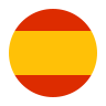 Icône du drapeau espagnol symbolisant le fait de parler couramment espagnol